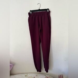 Lululemon Burgundy Jogger Pants